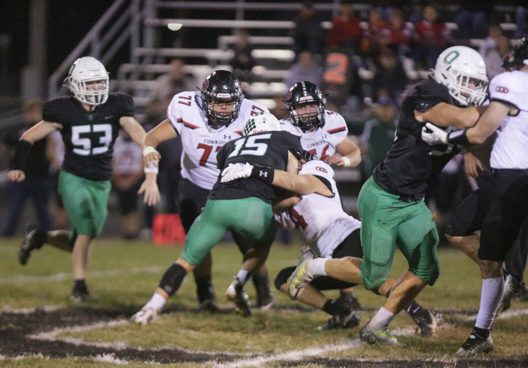 Osage football vs Clarion-Goldfield-Dows -